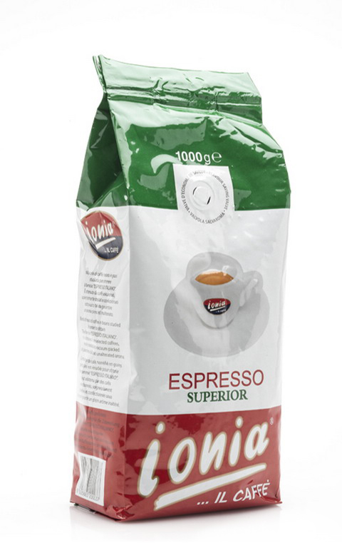 Superior export in beans Ionia Caffè