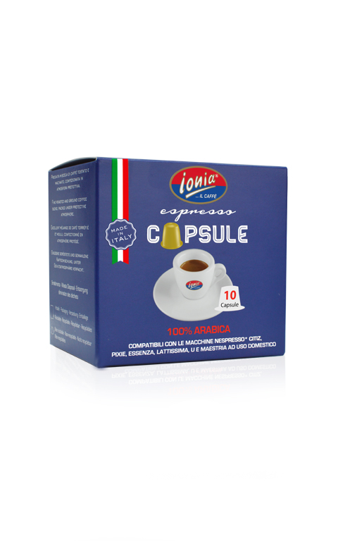 100% Arabica capsule compatibili nespresso